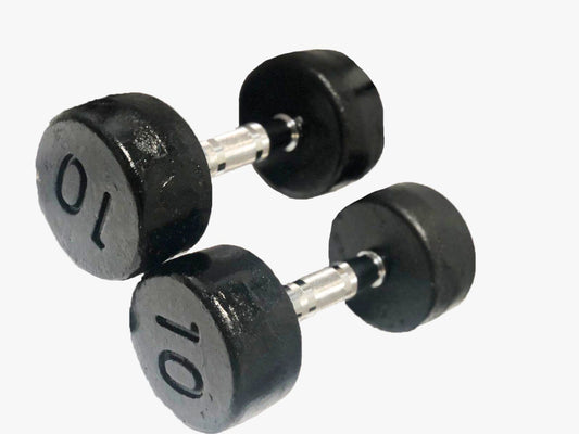 Dumbbell Monobloco Pintado Pegada Cromada
